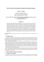 Rule extraction from spatial data using local learning techniques