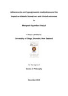 Adherence to oral hypoglycaemic medications and the impact on diabetic biomarkers and clinical outcomes