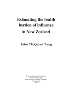 Estimating the health burden of influenza in New Zealand