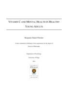 Vitamin C and mental health in healthy young adults