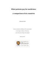 What patients pay for medicines: a comparison of six countries