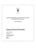 Representing identities through Theyyam ritual and performative practices