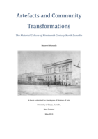 Artefacts and Community Transformations: A Material Culture Study of Nineteenth Century North Dunedin