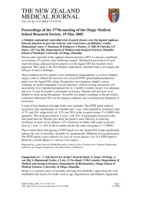 Proceedings of the 177th Otago Medical School Research Society Meeting - Summer Student Speaker Awards; 19 May 2005