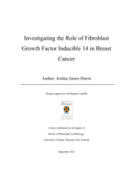 Investigating the role of fibroblast growth factor inducible 14 in breast cancer