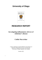 Investigating inflammatory drivers of Alzheimer's disease