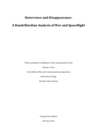 Deterrence and Disappearance: A Baudrillardian analysis of war and spaceflight