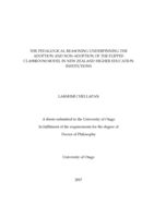 The pedagogical reasoning underpinning the adoption and non-adoption of the flipped classroom model in New Zealand higher education institutions