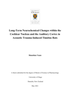 Long-Term Neurochemical Changes within the Cochlear Nucleus and the Auditory Cortex in Acoustic Trauma-Induced Tinnitus Rats