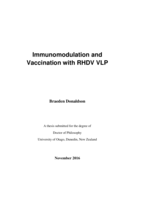 Immunomodulation and Vaccination with RHDV VLP