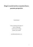 Otago's coastal marine ecosystem from a parasite perspective