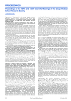 Proceedings of the 157th and 158th Otago Medical School Research Society Meetings - 2001