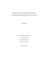 Globalisation, Corporate Nationalism and Japanese Identity: Advertising Production and Signifying Practices of Nike and Asics