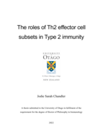 The roles of Th2 effector cell subsets in Type 2 immunity