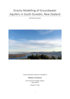 Gravity Modelling of Groundwater Aquifers in South Dunedin, New Zealand