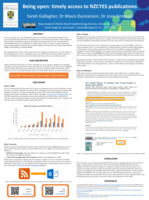 Being open: timely access to NZCYES publications