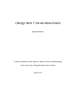 Change over time on Mana Island