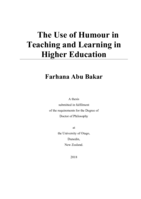 The Use of Humour in Teaching and Learning in Higher Education