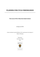 Planning For Cycle-Friendliness.