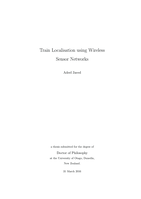 Train Localisation using Wireless Sensor Networks