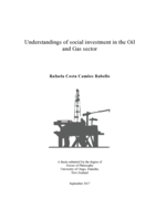 Understandings of Social Investment in the Oil and Gas Sector