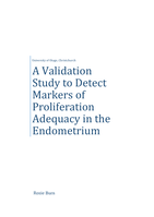 A Validation Study to Detect Markers of Proliferation Adequacy in the Endometrium