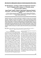 He Piki Raukura: Assessing Ao Māori developmental constructs – Part II: Mapping positive change over 10 months among preschool Māori children