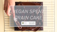 Vegan spent grain cake tutorial