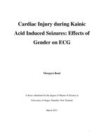 Cardiac Injury during Kainic Acid Induced Seizures: Effects of Gender on ECG