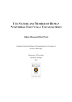 The nature and number of human nonverbal emotional vocalisations