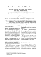 Towards Energy-Aware Optimisation of Business Processes