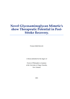 Novel glycosaminoglycan mimetic's show therapeutic potential in post-stroke recovery