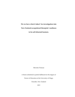 Do we have what it takes? An investigation into New Zealand occupational therapists' readiness to be self-directed learners