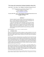 The storage and reconstruction of polygon boundaries using circles