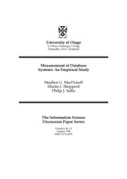Measurement of database systems: an empirical study