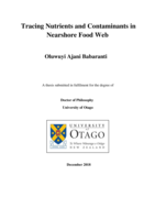 Tracing Nutrients and Contaminants in Nearshore Food Web