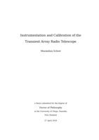 Instrumentation and Calibration of the Transient Array Radio Telescope