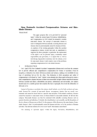 New Zealand's Accident Compensation Scheme and Man-Made Disease