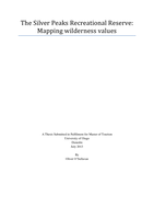 The Silver Peaks Recreational Reserve: Mapping wilderness values