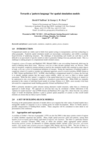 Towards a 'pattern language' for spatial simulation models