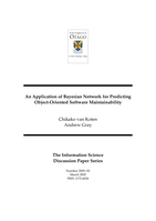 An application of Bayesian network for predicting object-oriented software maintainability