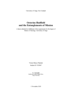Octavius Hadfield and the Entanglements of Mission