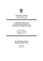 Landscape structure and ecosystem conservation: an assessment using remote sensing