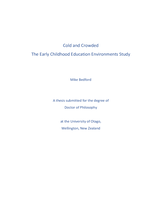 Cold and Crowded - The Early Childhood Education Environments Study