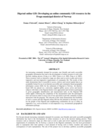 Digerud online GIS: developing an online community GIS resource in the Frogn municipal district of Norway