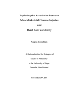 Exploring the Association between Musculoskeletal Overuse Injuries and Heart Rate Variability