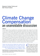 Climate Change Compensation: An Unavoidable Discussion