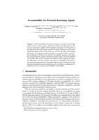 Accountability for Practical Reasoning Agents