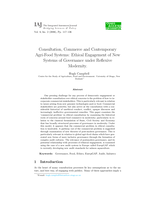Consultation, Commerce and Contemporary Agri-Food Systems: Ethical Engagement of New Systems of Governance under Reflexive Modernity