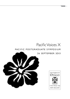 Pacific Voices X: Abstracts for the Pacific Postgraduate Symposium 2013